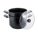 Пароварка антипригарна Kamille - 240 мм x 8 л x 1 решітка (5825)