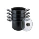 Пароварка антипригарна Kamille - 200 мм x 4 л x 3 решітки (5824)
