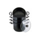 Пароварка антипригарна Kamille - 240 мм x 8 л x 3 решітки (5827)