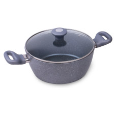 Каструля антипригарна Kamille - 240 мм x 4 л Granite (4281GR)