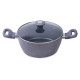 Каструля антипригарна Kamille - 240 мм x 4 л Granite (4281GR)