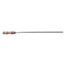 Шампур Сила - 720 x 12 x 3 мм плоский дерев'яна ручка (960208)