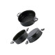 Пароварка антипригарна Kamille - 260 мм x 10 л x 1 решітка (5831)